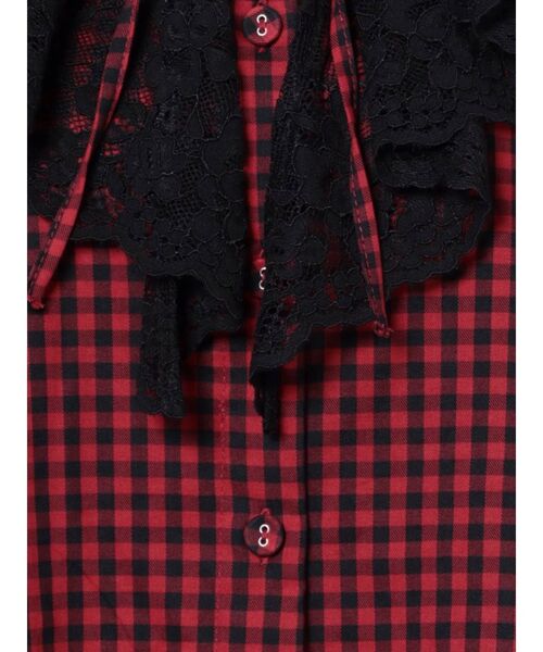 jouetie（ジュエティ）の「フリルチュニックブラウス（シャツ/ブラウス・レディース・オフホワイト/ブラック/レッド/ブルー・MEDIUM）」の19枚目の写真