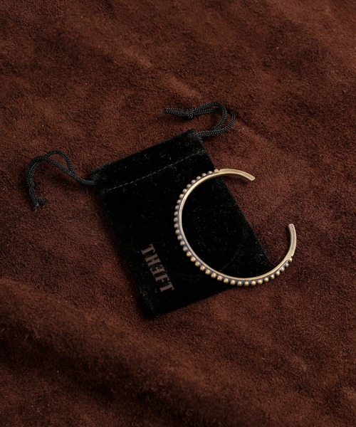 THEFT（セフト）の「THEFT セフト / BALL BANGLE ボールバングル ブレスレット / TBG-22-03（バングル/リストバンド・メンズ・ゴールド・FREE）」の2枚目の写真