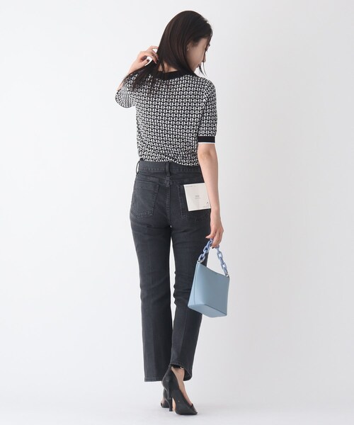 OPAQUE.CLIP（オペークドットクリップ）の「◆オーガニックコットンデニム　202 フレアパンツ【WEB限定サイズ】（デニムパンツ・レディース・チャコールグレー/ブルー/ダークネイビー・40/38/42/36/34）」の10枚目の写真