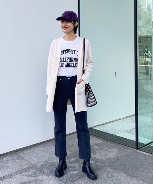 OPAQUE.CLIP（オペークドットクリップ）の「◆オーガニックコットンデニム　202 フレアパンツ【WEB限定サイズ】（デニムパンツ・レディース・チャコールグレー/ブルー/ダークネイビー・40/38/42/36/34）」の12枚目の写真