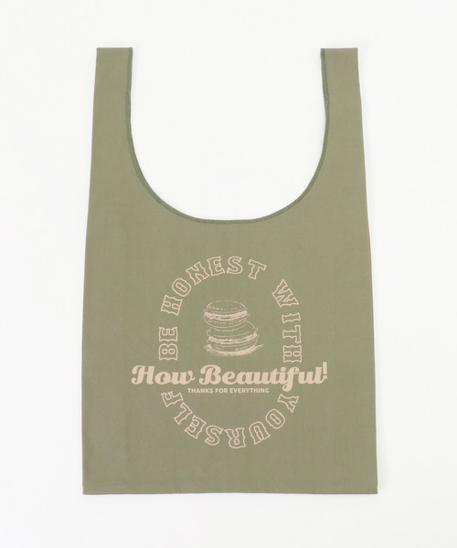 LBC（エルビーシー）の「LBCメッセージトートバッグ（トートバッグ・レディース・ブルー/クリアグリーン/グレー/オレンジ・FREE）」の10枚目の写真