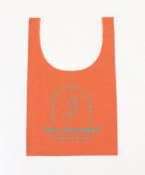 LBC（エルビーシー）の「LBCメッセージトートバッグ（トートバッグ・レディース・ブルー/クリアグリーン/グレー/オレンジ・FREE）」の12枚目の写真