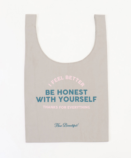 LBC（エルビーシー）の「LBCメッセージトートバッグ（トートバッグ・レディース・ブルー/クリアグリーン/グレー/オレンジ・FREE）」の13枚目の写真