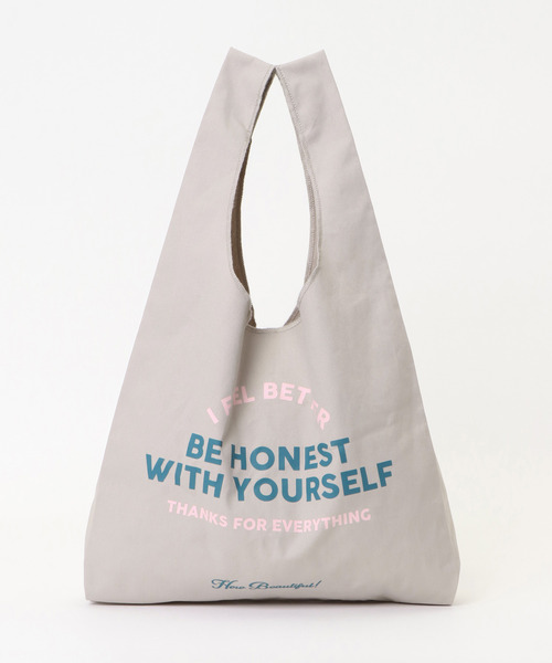 LBC（エルビーシー）の「LBCメッセージトートバッグ（トートバッグ・レディース・ブルー/クリアグリーン/グレー/オレンジ・FREE）」の18枚目の写真