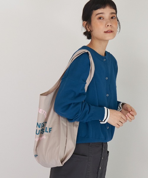 LBC（エルビーシー）の「LBCメッセージトートバッグ（トートバッグ・レディース・ブルー/クリアグリーン/グレー/オレンジ・FREE）」の5枚目の写真