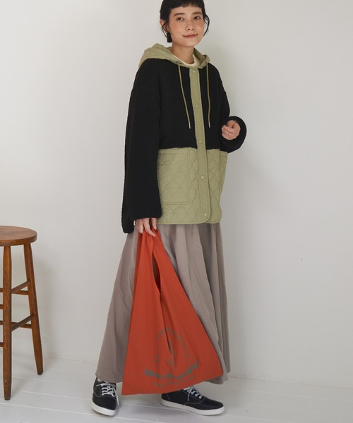 LBC（エルビーシー）の「LBCメッセージトートバッグ（トートバッグ・レディース・ブルー/クリアグリーン/グレー/オレンジ・FREE）」の9枚目の写真