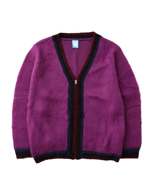 WHO'S WHO gallery(フーズフーギャラリー)の「【BLESS YOU/ブレスユー】アルパカ混モヘアライクジップカーディガン(カーディガン/ボレロ・レディース・ブラック/パープル/サンドベージュ・FREE)」の13枚目の写真