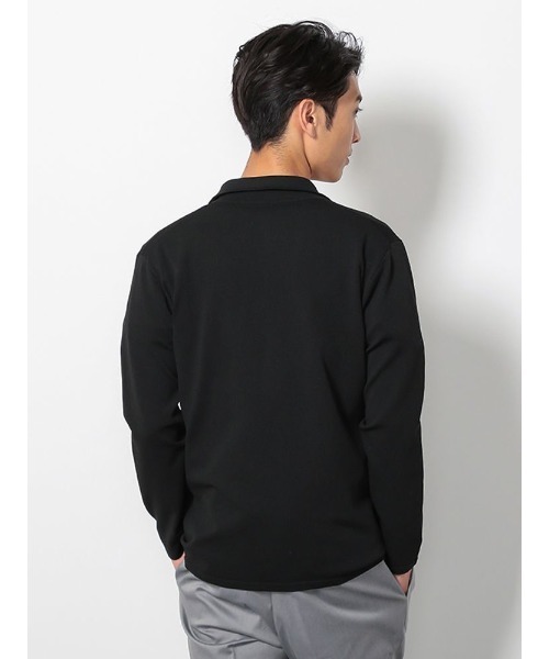 Perfect Suit FActory（パーフェクトスーツファクトリー）の「ニットカーディガン　ブラック/ネイビー（カーディガン/ボレロ・メンズ・ネイビー/ブラック・L/M）」の5枚目の写真