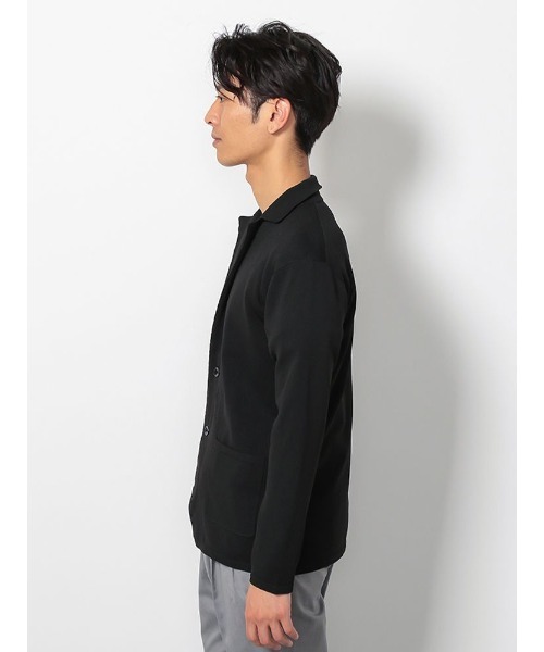 Perfect Suit FActory（パーフェクトスーツファクトリー）の「ニットカーディガン　ブラック/ネイビー（カーディガン/ボレロ・メンズ・ネイビー/ブラック・L/M）」の8枚目の写真