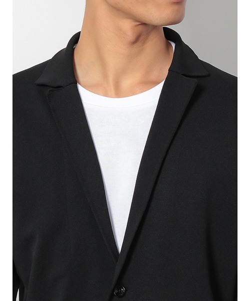 Perfect Suit FActory（パーフェクトスーツファクトリー）の「ニットカーディガン　ブラック/ネイビー（カーディガン/ボレロ・メンズ・ネイビー/ブラック・L/M）」の9枚目の写真