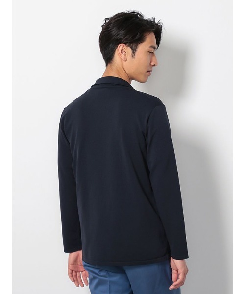 Perfect Suit FActory（パーフェクトスーツファクトリー）の「ニットカーディガン　ブラック/ネイビー（カーディガン/ボレロ・メンズ・ネイビー/ブラック・L/M）」の16枚目の写真