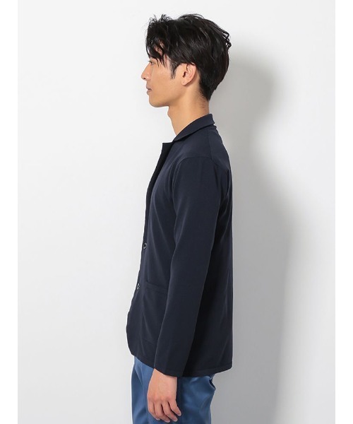 Perfect Suit FActory（パーフェクトスーツファクトリー）の「ニットカーディガン　ブラック/ネイビー（カーディガン/ボレロ・メンズ・ネイビー/ブラック・L/M）」の17枚目の写真