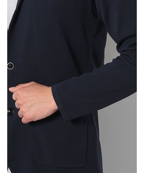 Perfect Suit FActory（パーフェクトスーツファクトリー）の「ニットカーディガン　ブラック/ネイビー（カーディガン/ボレロ・メンズ・ネイビー/ブラック・L/M）」の20枚目の写真