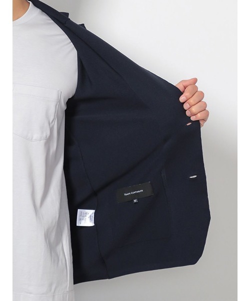 Perfect Suit FActory（パーフェクトスーツファクトリー）の「ニットカーディガン　ブラック/ネイビー（カーディガン/ボレロ・メンズ・ネイビー/ブラック・L/M）」の22枚目の写真