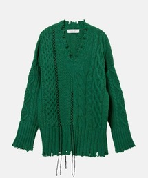 IRENE  ニット iRENE（アイレネ）の「Diamond Slit Knit（ニット/セーター