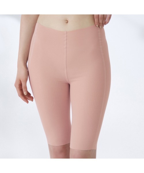 GUNZE（グンゼ）の「KIREILABO/キレイラボ 縫い目がなくてチクチクしにくい 5分丈ボトム オーガニックコットン（インナーウェア/肌着・レディース・ブラック/ピンク/ホワイト系その他/杢グレー・LARGE/MEDIUM/X-LARGE）」の4枚目の写真