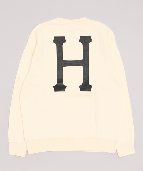 セール】HUF / ハフ ESSENTIALS CLASSIC H CREW スウェット