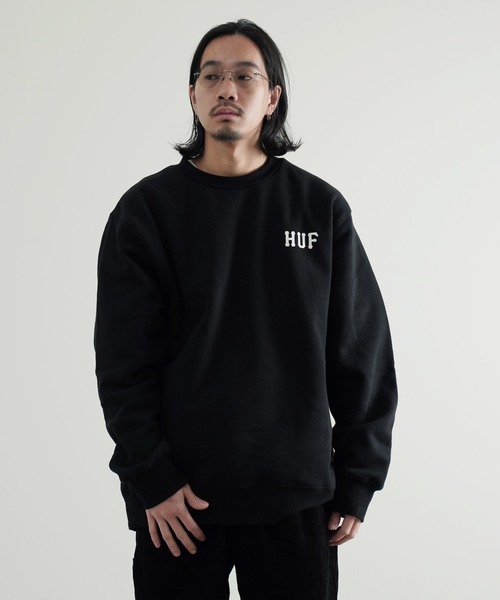 国内即発!!【HUF】ESSENTIALS CLASSIC H CREW スウェット 4色 国内即発!!【HUF】ESSENTIALS CLASSIC H CREW スウェット 4色
