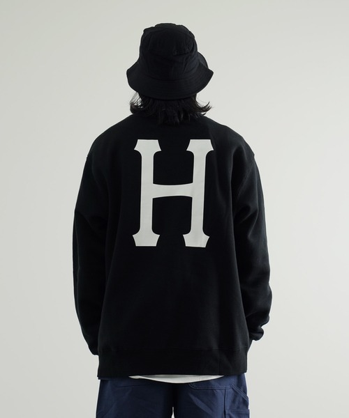 HUF（ハフ）の「HUF / ハフ ESSENTIALS CLASSIC H CREW スウェット