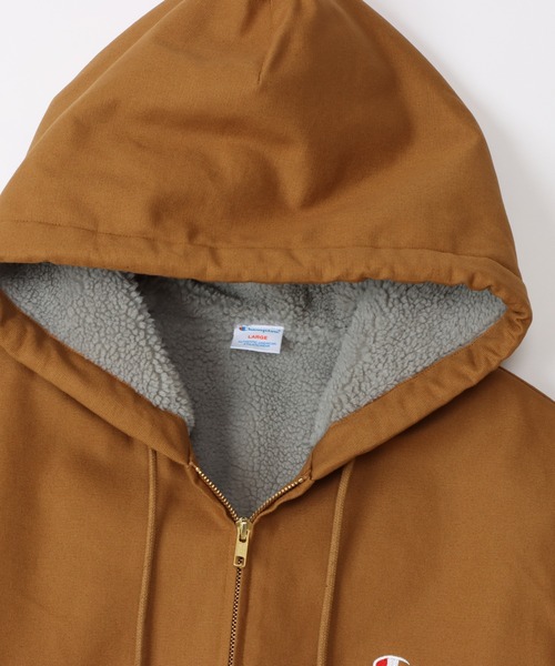 Champion(チャンピオン)の「【Champion/チャンピオン】メンズ メンズカジュアル フーデッドジップジャケット(その他アウター・メンズ・ブラック/キャメル/グレー×サックスブルー・MEDIUM/LARGE/X-LARGE)」の6枚目の写真