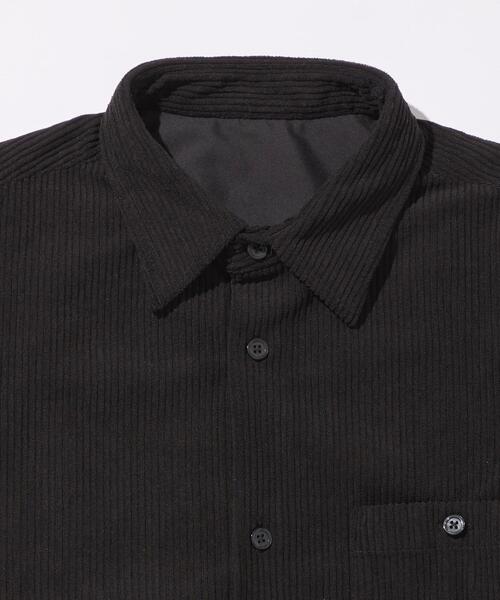 green label relaxing（グリーンレーベルリラクシング）の「【WEB限定】＜GLR or＞コーデュロイ オーバーサイズ シャツ Ⅱ -ユニセックス-（シャツ/ブラウス・メンズ・ブラック/ベージュ/オリーブ・S/M/L）」の13枚目の写真