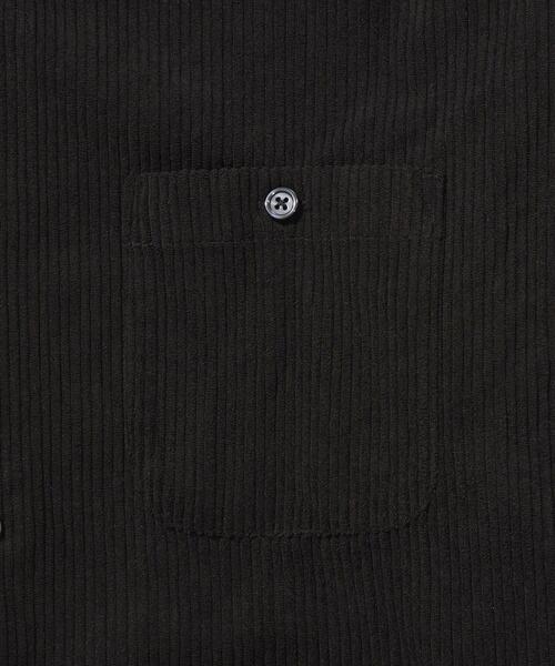 green label relaxing（グリーンレーベルリラクシング）の「【WEB限定】＜GLR or＞コーデュロイ オーバーサイズ シャツ Ⅱ -ユニセックス-（シャツ/ブラウス・メンズ・ブラック/ベージュ/オリーブ・S/M/L）」の16枚目の写真
