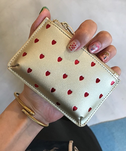 Casselini(キャセリーニ)の「Casselini(キャセリーニ)フォイルプリントカードケース(カードケース・レディース・ブラック/ネイビー/シルバー/ゴールド/サックスブルー/チェック・FREE)」の14枚目の写真