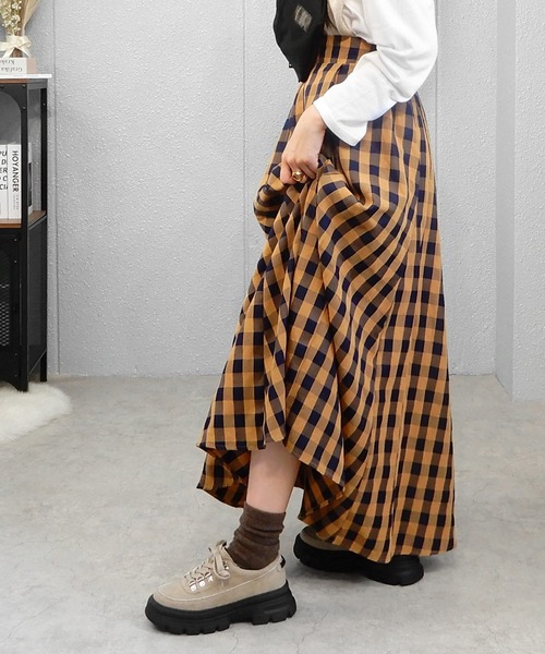 minia（ミニア）の「ボリュームソールトレッキングシューズ　◆（スニーカー・レディース・ブラック/ベージュ/キャメル・S/M/L）」の12枚目の写真