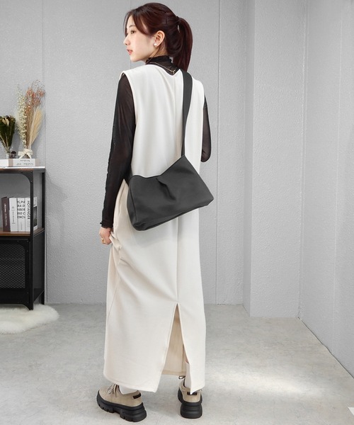 minia（ミニア）の「ボリュームソールトレッキングシューズ　◆（スニーカー・レディース・ブラック/ベージュ/キャメル・S/M/L）」の18枚目の写真