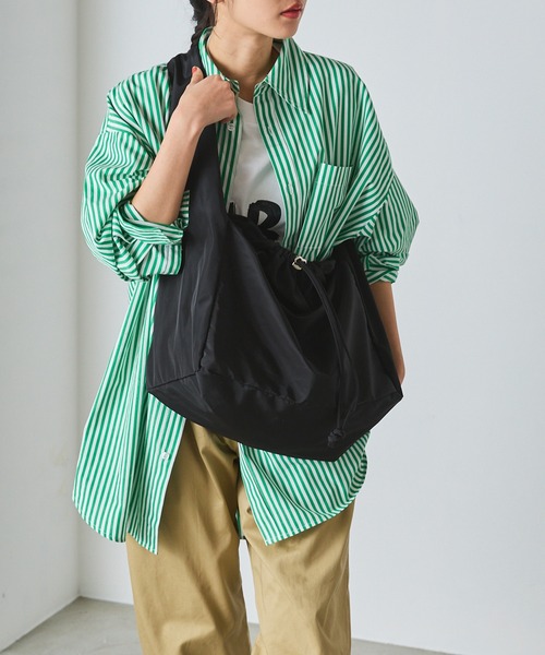 forksy.（フォルクシー）の「【forksy.】ワイドベルトビッグショルダーBAG（ショルダーバッグ・レディース・ホワイト/ブラック/オレンジ/ブルー/ライトカーキ・FREE）」の6枚目の写真