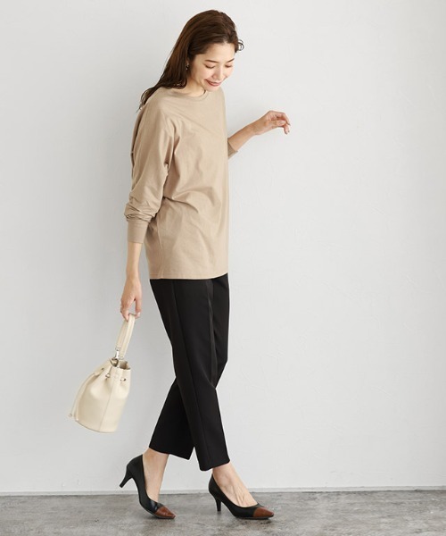 Pierrot（ピエロ）の「巾着ハンドバッグ（ショルダーバッグ・レディース・アイボリー/ベージュ系その他/シャンパン・FREE）」の4枚目の写真