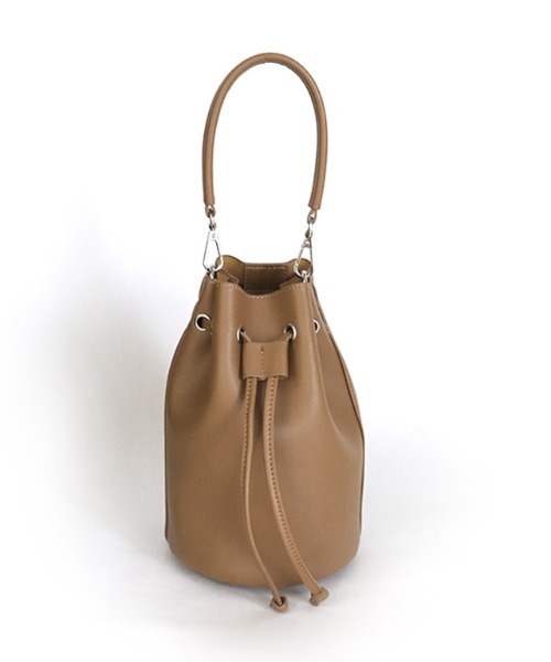 Pierrot（ピエロ）の「巾着ハンドバッグ（ショルダーバッグ・レディース・アイボリー/ベージュ系その他/シャンパン・FREE）」の11枚目の写真