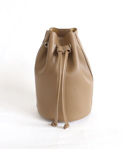 Pierrot（ピエロ）の「巾着ハンドバッグ（ショルダーバッグ・レディース・アイボリー/ベージュ系その他/シャンパン・FREE）」の6枚目の写真