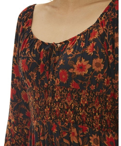 BILLABONG（ビラボン）の「BILLABONG レディース 【RISING WILD】 MYSTIC DREAMER マキシワンピース 【2022年秋冬モデル】/ビラボン（ワンピース・レディース・マルチ・SMALL）」の6枚目の写真