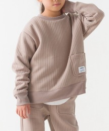 OMNES | キッズラインキルトポケット付きプルオーバー長袖(その他トップス)