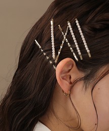 voov（ブーブ）の「パール ウェーブ メタル ヘアピン 6本セット（ヘアピン）」