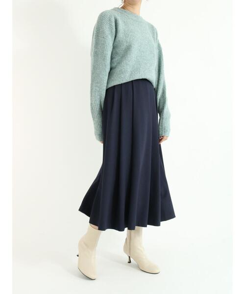 Te chichi（テチチ）の「カルゼタックフレアスカート（スカート・レディース・グリーン/ブラウン/ネイビー・SMALL/MEDIUM）」の17枚目の写真