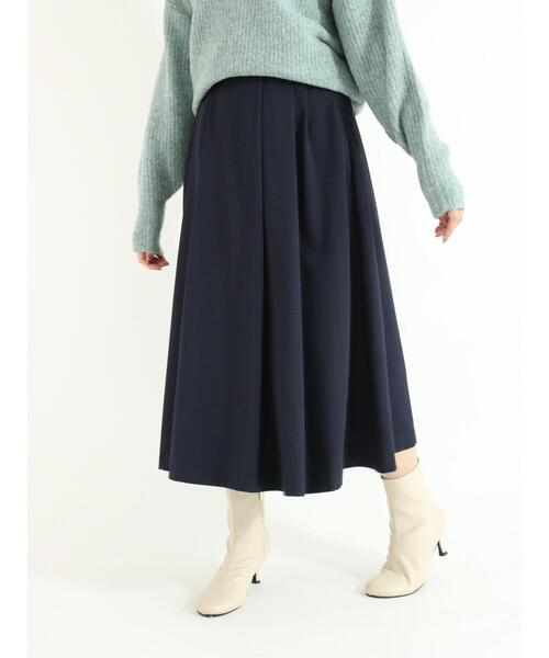 Te chichi（テチチ）の「カルゼタックフレアスカート（スカート・レディース・グリーン/ブラウン/ネイビー・SMALL/MEDIUM）」の18枚目の写真