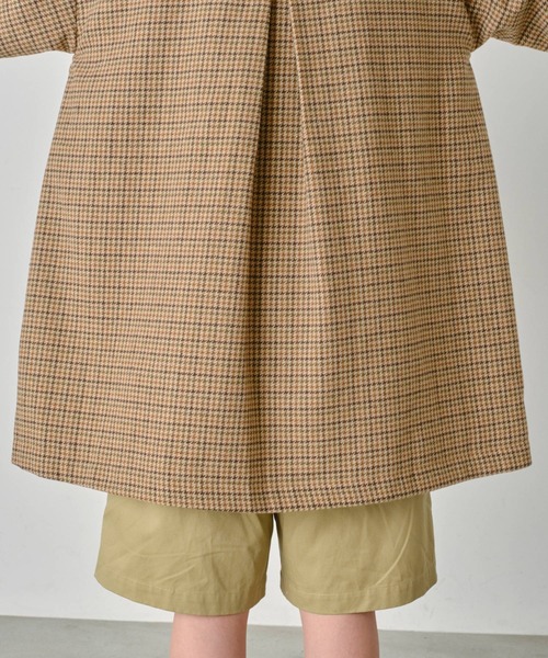 forksy.（フォルクシー）の「【forksy.】ウールタッチボリューム袖ミディアムフレアPコート（ピーコート・レディース・ブラック/ブラウン/ネイビー・FREE）」の17枚目の写真