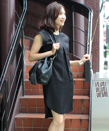 Ray BEAMS | Ray BEAMS / BOX タック ラウンドヘム ワンピース(ワンピース)