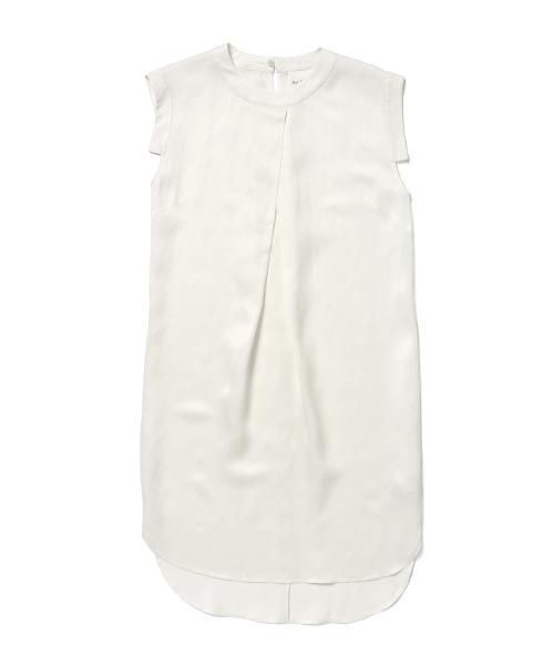 Ray BEAMS（レイビームス）の「Ray BEAMS / BOX タック ラウンドヘム ワンピース（ワンピース・レディース・オフホワイト/ブラック/ブルー系その他・0/1）」の10枚目の写真