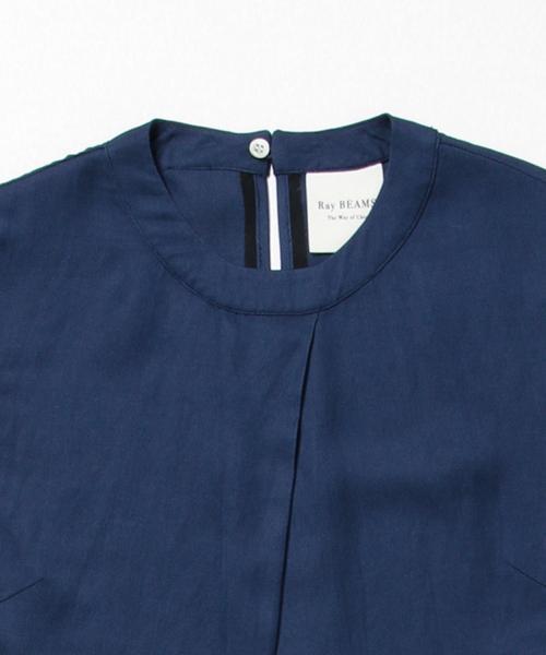 Ray BEAMS（レイビームス）の「Ray BEAMS / BOX タック ラウンドヘム ワンピース（ワンピース・レディース・オフホワイト/ブラック/ブルー系その他・0/1）」の16枚目の写真