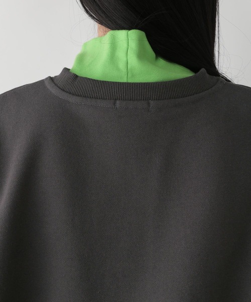 LOWRYS FARM（ローリーズファーム）の「ウラケキモウロゴロングスリーブ　163661（スウェット・レディース・チャコールグレー/グレー/アイボリー・FREE）」の15枚目の写真