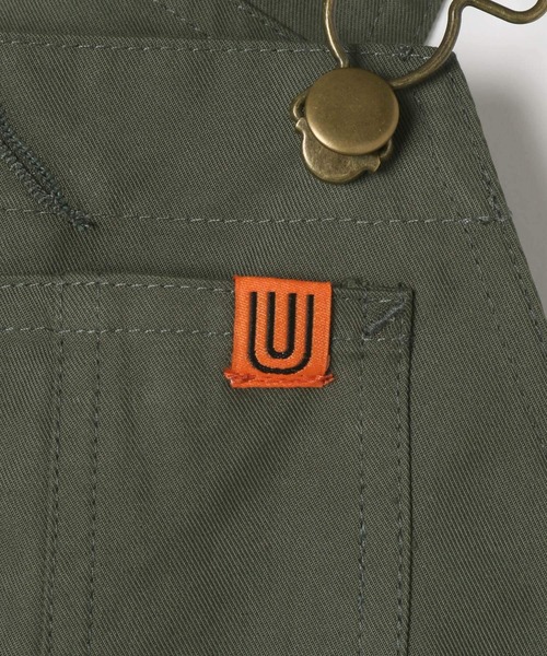 UNIVERSAL OVERALL（ユニバーサルオーバーオール）の「【UNIVERSAL OVERALL(ユニバーサルオーバーオール)】別注ツイルサロペット（サロペット/オーバーオール・キッズ・キャメル/ダークグリーン・110cm/120cm/130cm/140cm）」の21枚目の写真