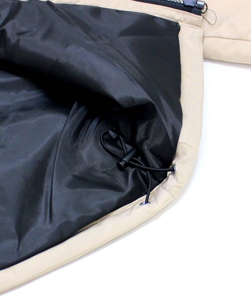 THE CASUAL（カジュアル）の「切り替え中綿ジャケット（ダウンジャケット/コート・キッズ・ブラック系/ダークグリーン系/ダークグリーン/レッド系/ブラック/グレー系/ベージュ系/ネイビー/チャコール/ベージュ・120cm/110cm/130cm/160cm/150cm/140cm）」の15枚目の写真