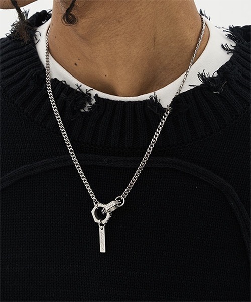 HARSH AND CRUEL（ハーシュアンドクルーエル）の「パイピング加工ダメージニットセーター HC22W8TP04【Harsh and Cruel】（ニット/セーター・メンズ・ブラック・L/M/XL）」の12枚目の写真