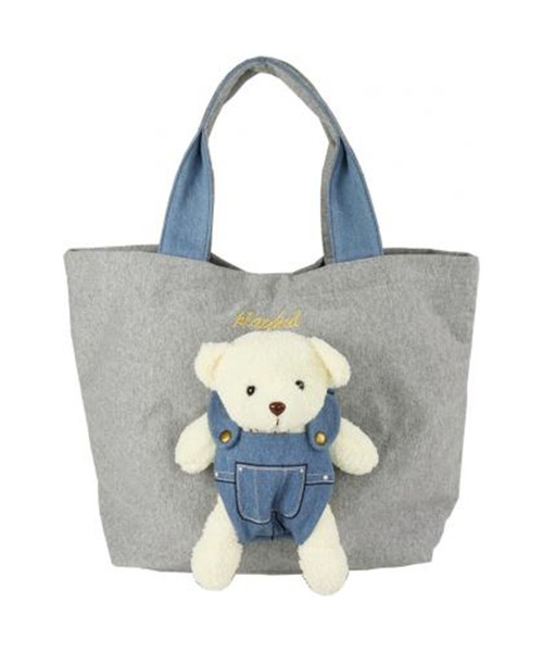 ManDOMETOURON トートバッグ ぬい マザーガーデン とことこおさんぽシリーズ キャリーバッグ 《ブルー