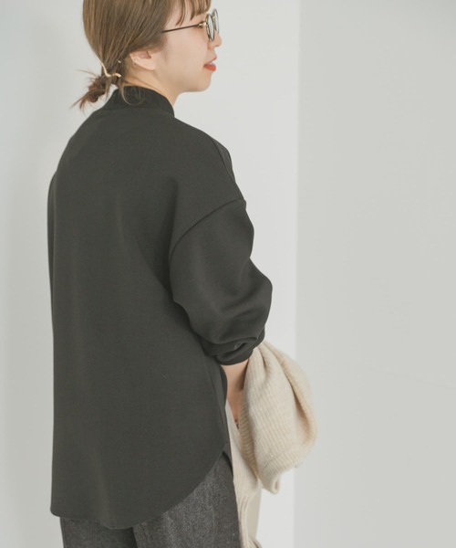 ITEMS URBANRESEARCH（アイテムズ アーバンリサーチ）の「ライトダンボールハイネックトップス（Tシャツ/カットソー・レディース・グレー系その他/ブラック/ブラウン/ホワイト・FREE）」の12枚目の写真