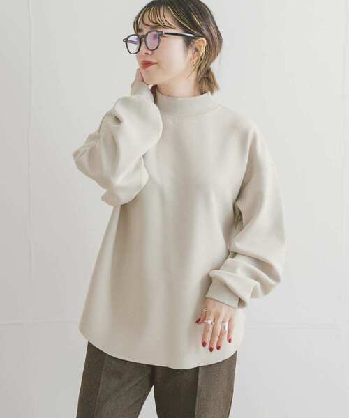 ITEMS URBANRESEARCH（アイテムズ アーバンリサーチ）の「ライトダンボールハイネックトップス（Tシャツ/カットソー・レディース・グレー系その他/ブラック/ブラウン/ホワイト・FREE）」の20枚目の写真