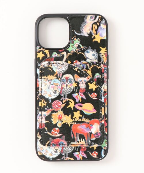 tsumori chisato CARRY(ツモリチサトキャリー)の「iPhone13、14ケース ツモリチサト 森のどうぶつたち(スマホケース/カバー・レディース・ブラック/ホワイト/パープル・FREE)」の3枚目の写真